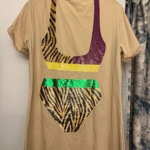 Queen of Sparkles bathing suit cover up. Size small. Perfect condition.